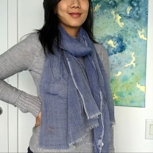 Club Monaco soft blue light scarf